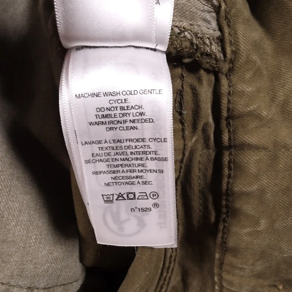 Polo Ralph Lauren Sullivan Slim Jeans Mens 34x32 Olive Green Fading Whiskered